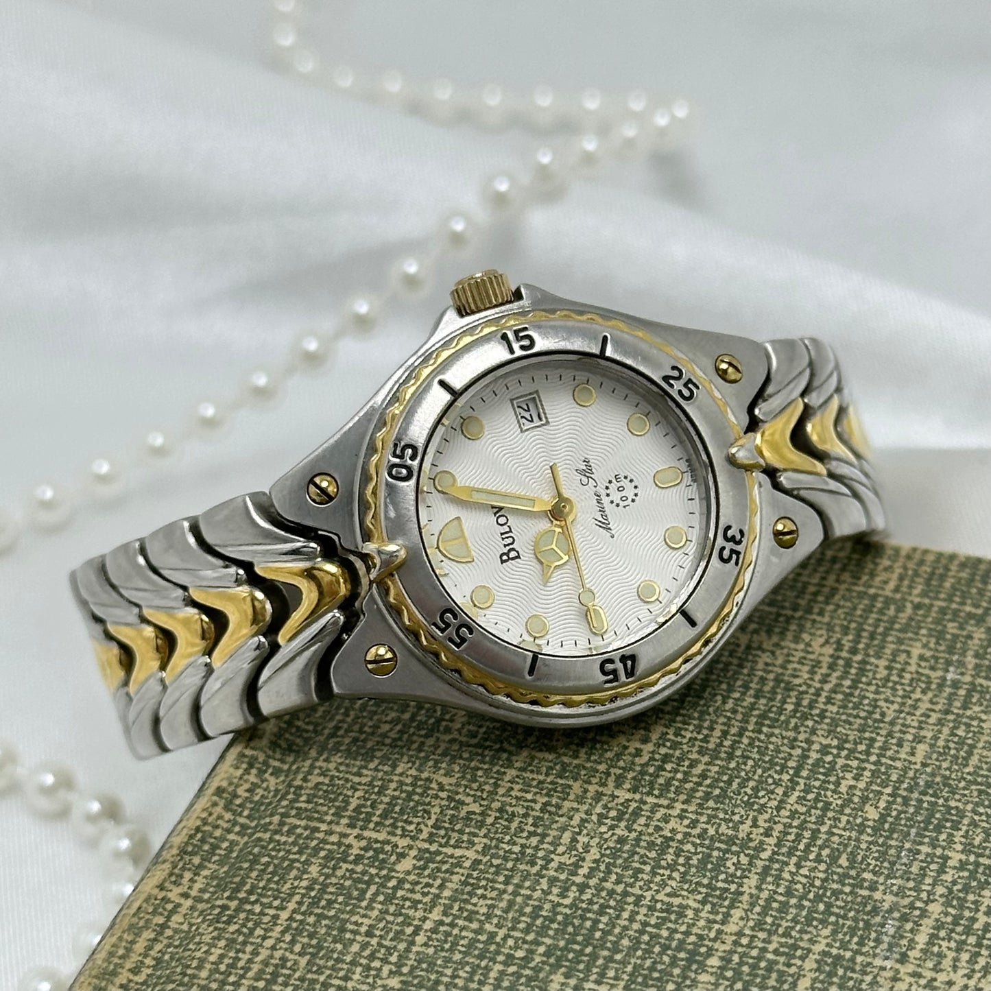 Two-Tone Bulova Marine Star Watch
