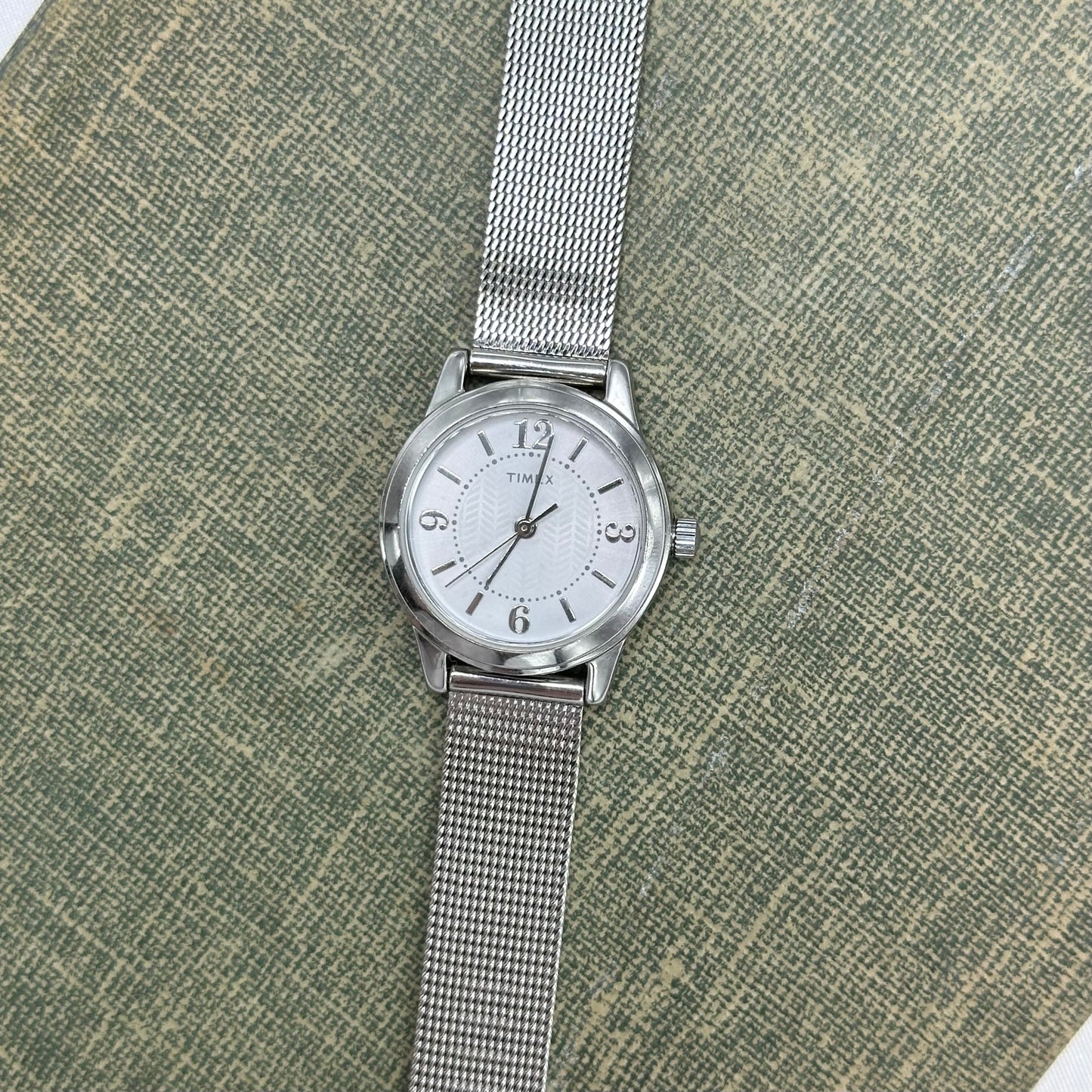 Silver Classic Round Dial Timex Watch