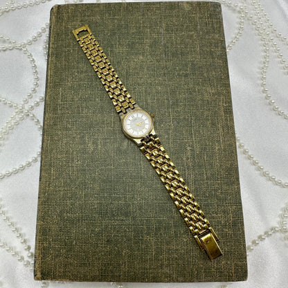 Vintage Gold Round Dial Citizen Watch