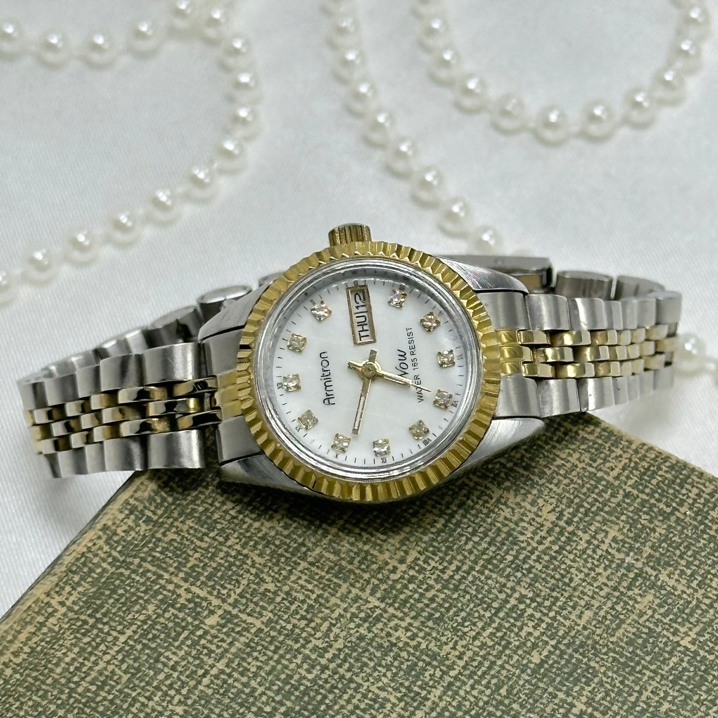 Two-Tone Armitron Tank Watch