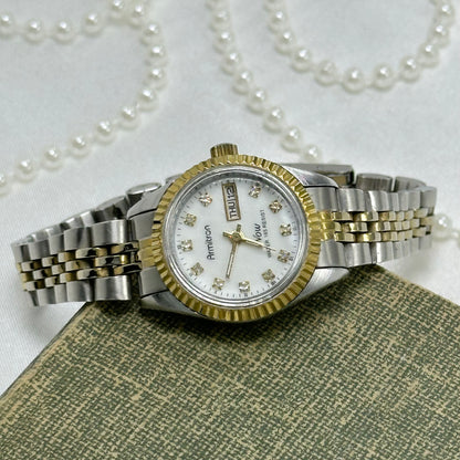 Two-Tone Armitron Tank Watch