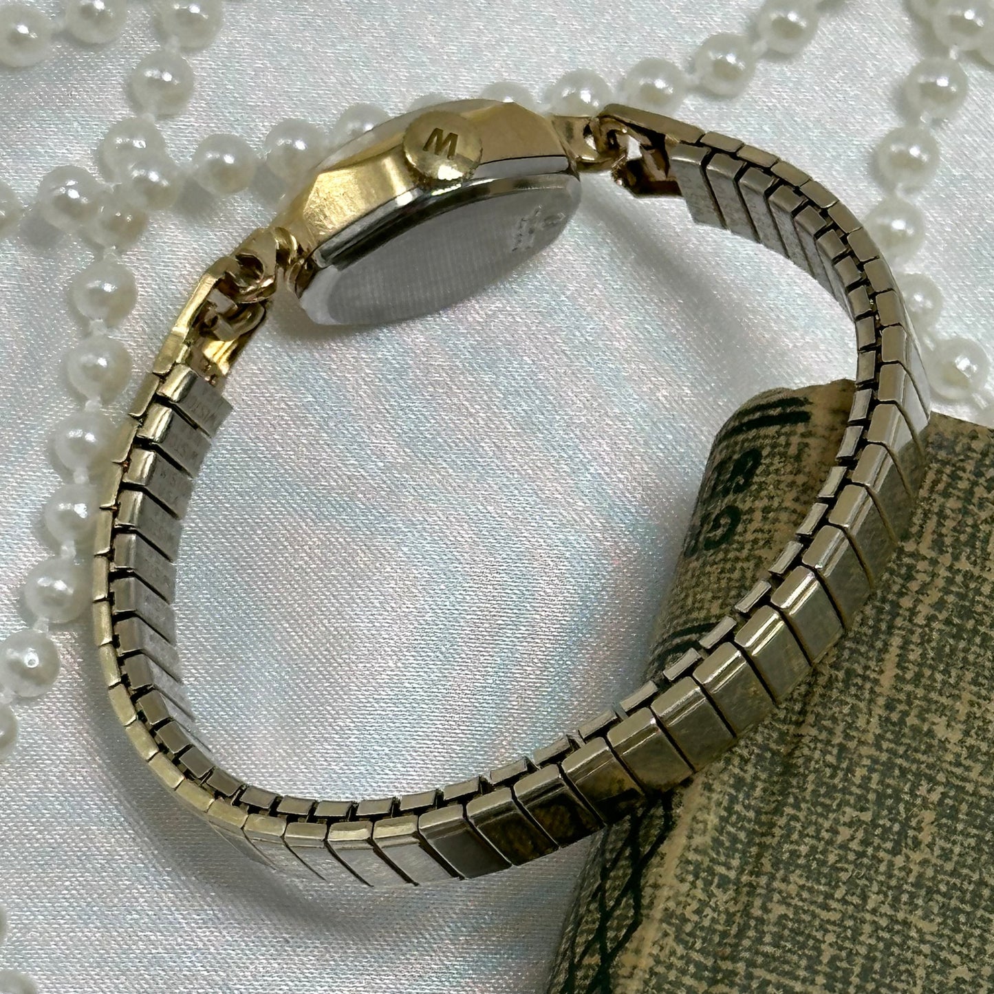 Vintage Dainty Gold Waltham Cocktail Watch