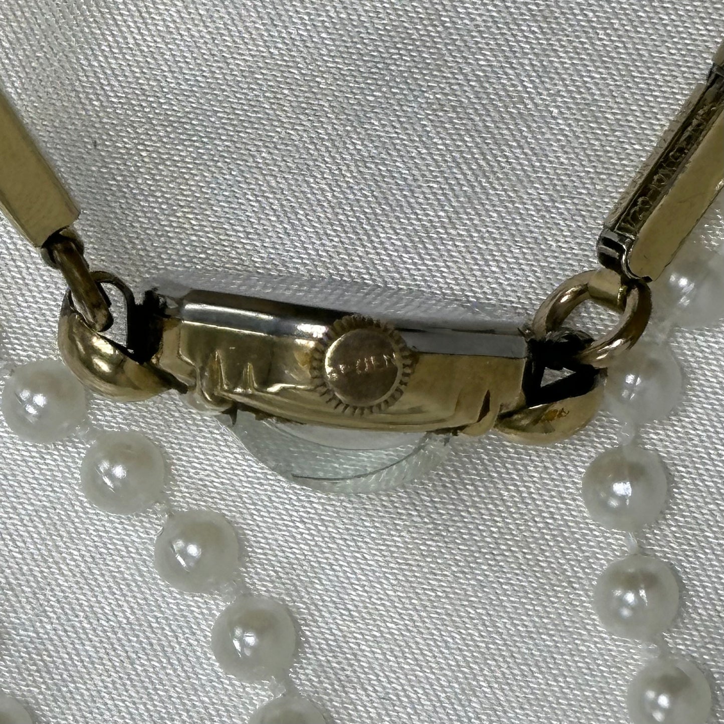 Dainty Gold Gruen Vintage Cocktail Watch