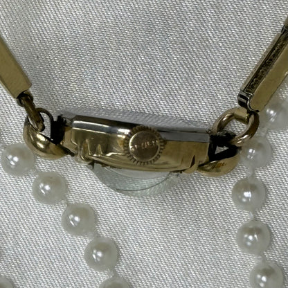 Dainty Gold Gruen Vintage Cocktail Watch