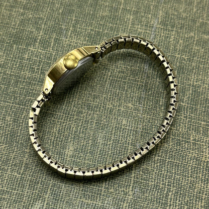 Vintage Oval Dial Gold Wind-Up Timex Watch