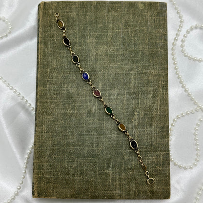 Vintage Gold Scarab Bracelet