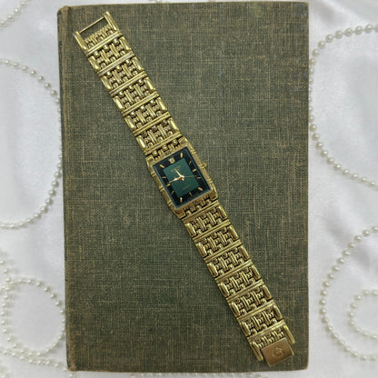 Green Dial Elgin Tank Watch
