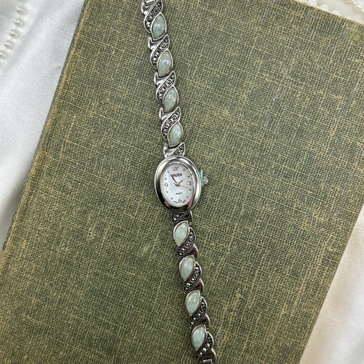 Jade Gruen Watch, Earring & Ring Set