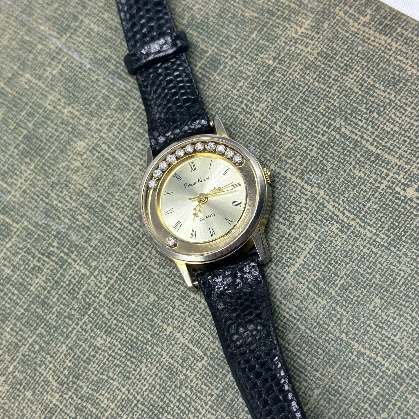 Floating Crystal Dial Watch