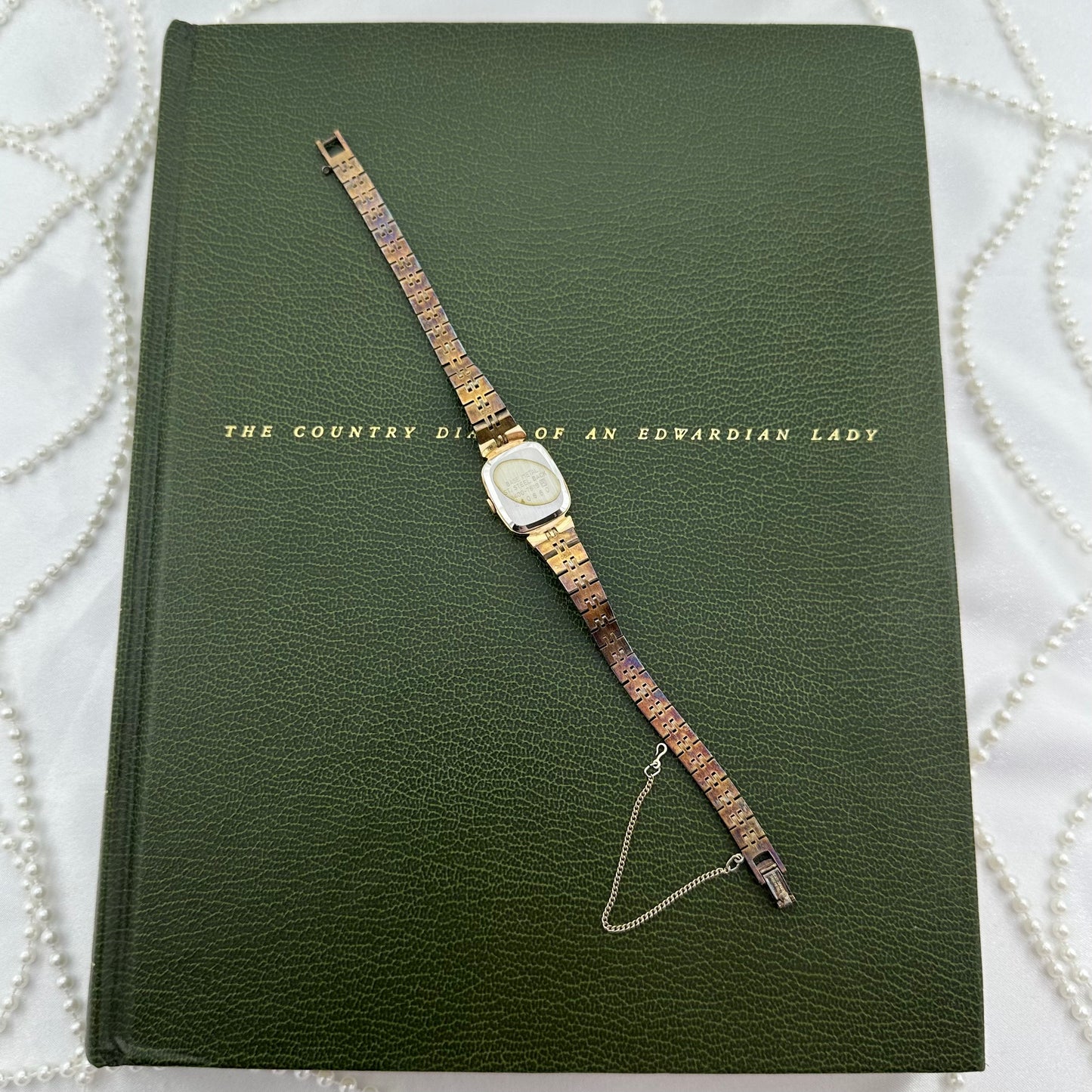 Dainty Gold Square Dial Seiko Watch