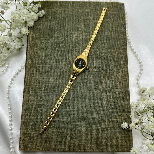 Black Dial Pierre Cardin Slim Watch