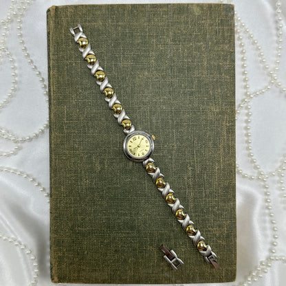 Two-Tone Heart Watch