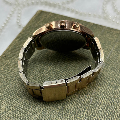 Rose Gold Chronograph Watch