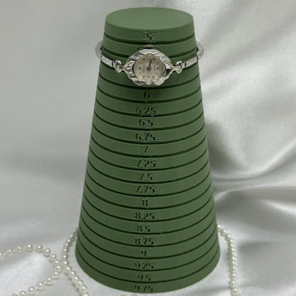 10K RGP Silver Cornell 17 Jewels Wind-Up Watch