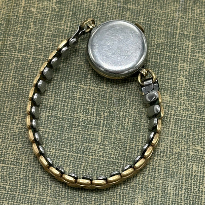 Vintage 1940's Gold Round Dial Harvel Wind-Up Watch