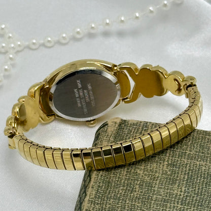 Diamanté and Pearl Watch with Mother of Pearl Dial