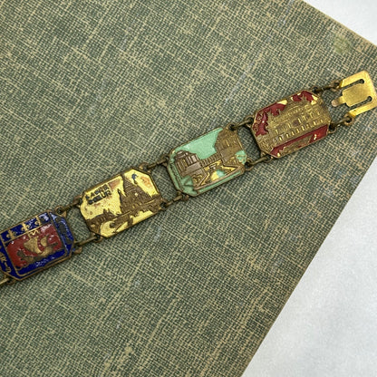 Antique Travel Tile Bracelet