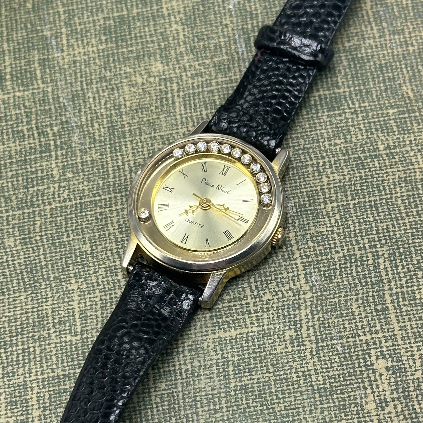 Floating Crystal Dial Watch