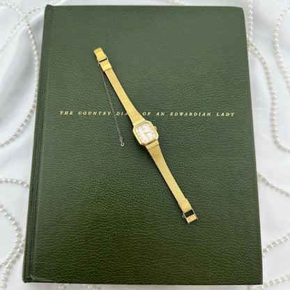 Gold Vintage Octagon Dial Seiko Watch