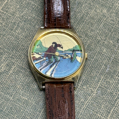 Unique Vintage Fly Fishing Watch