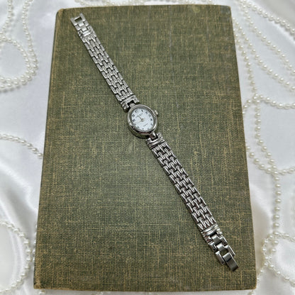 Silver or Two-Tone Reversable Watch