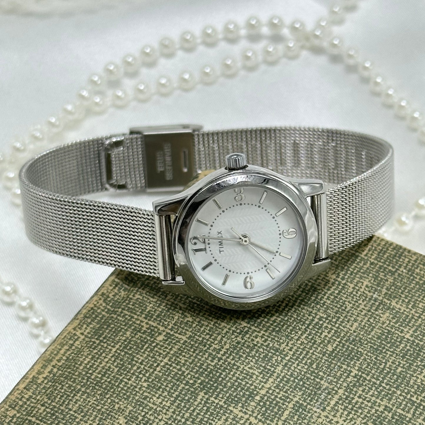 Silver Classic Round Dial Timex Watch