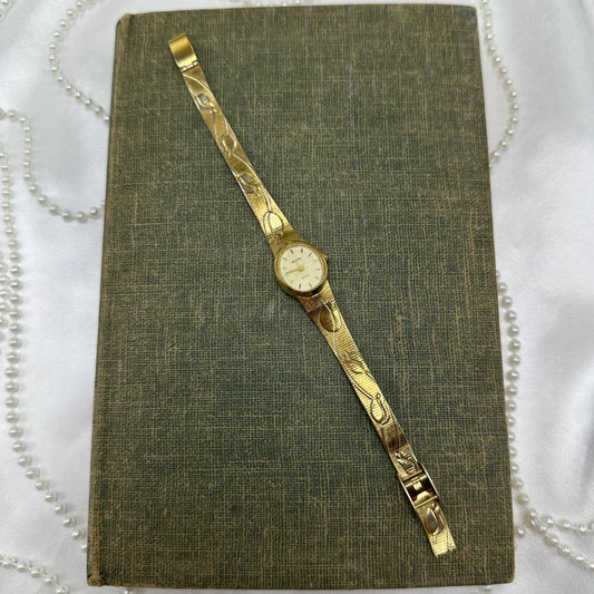 Gold Elgin with Flower Band