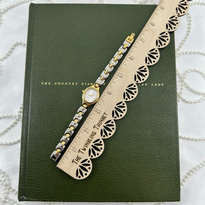 Gold or Two-Tone Reversable Watch