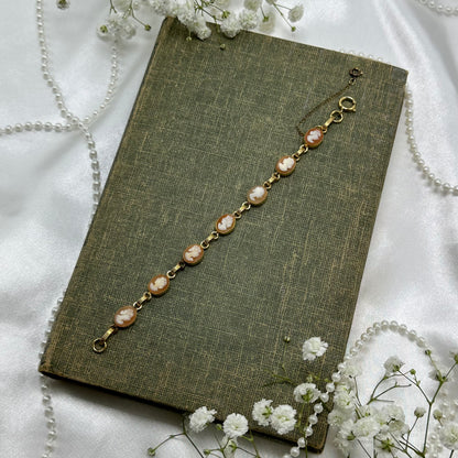 Vintage 14k GF Cameo Bracelet