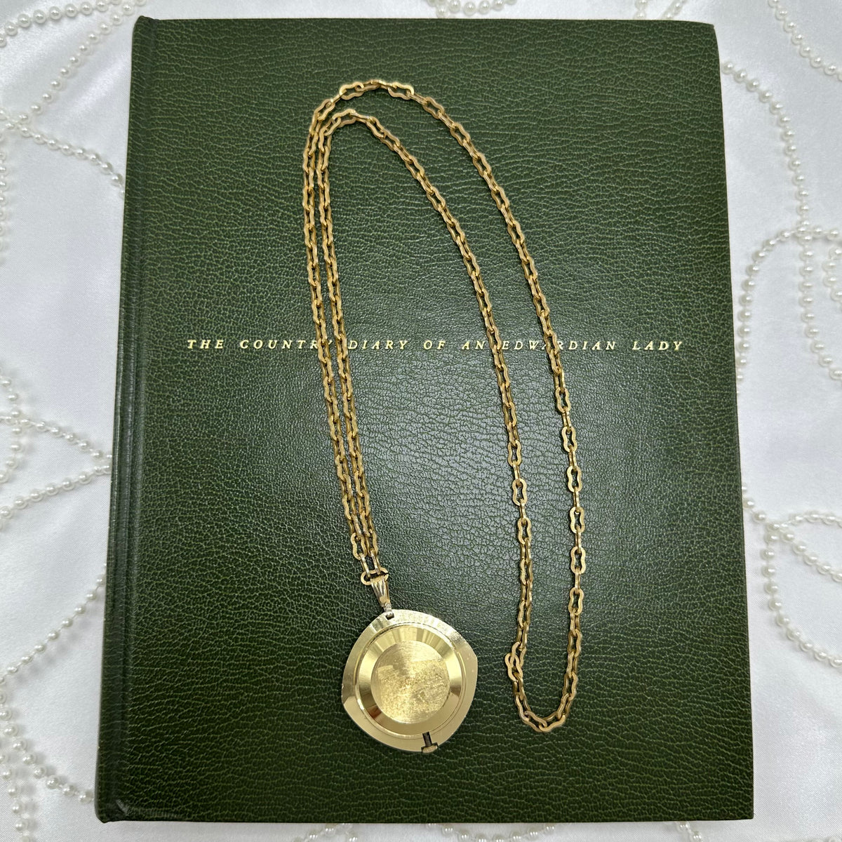 1960's Vintage Gold Westclox Watch Necklace