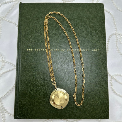 1960's Vintage Gold Westclox Watch Necklace