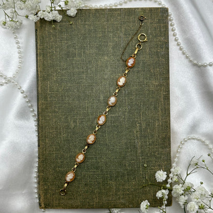 Vintage 14k GF Cameo Bracelet