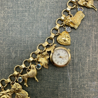 Kirk's Folly Puppy Charm Bracelet