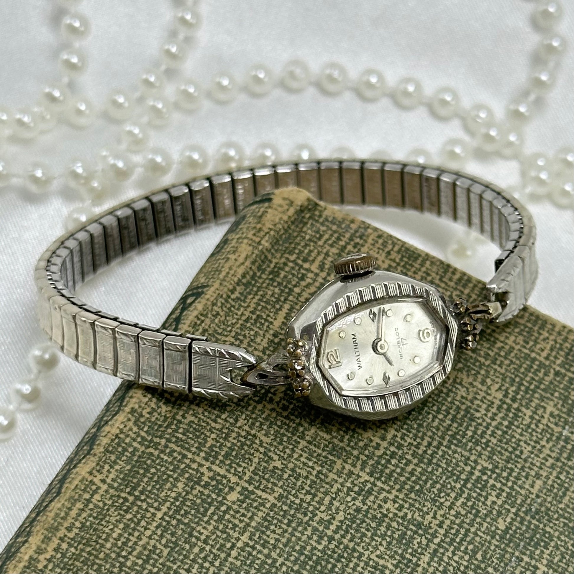 Vintage Silver Waltham Wind-Up Watch