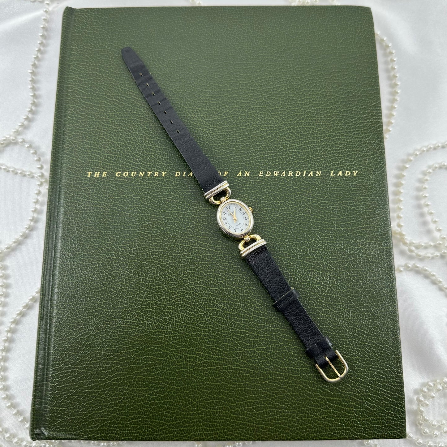 Classic Gold and Black Carriage Watch
