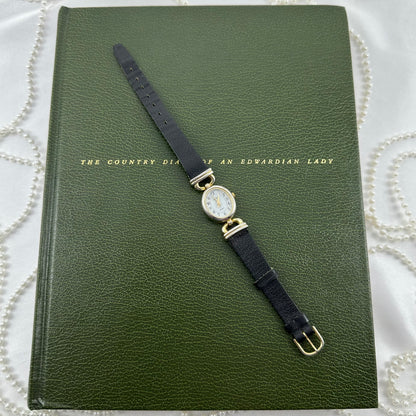 Classic Gold and Black Carriage Watch