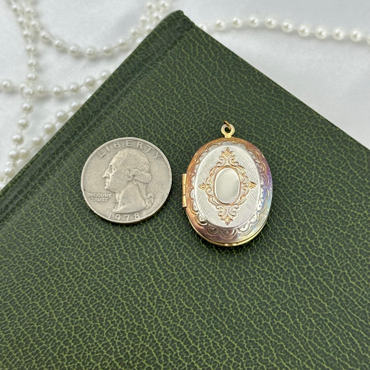 Oval Filigree Locket