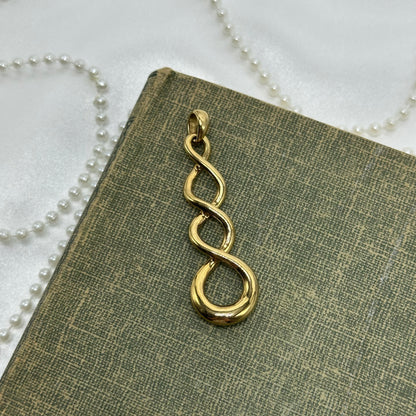 Vintage Gold Pendants Bundle - Triangle and Spiral