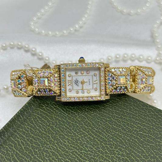 Rare Kirks Folly AB Watch with Blue Jewel Crown