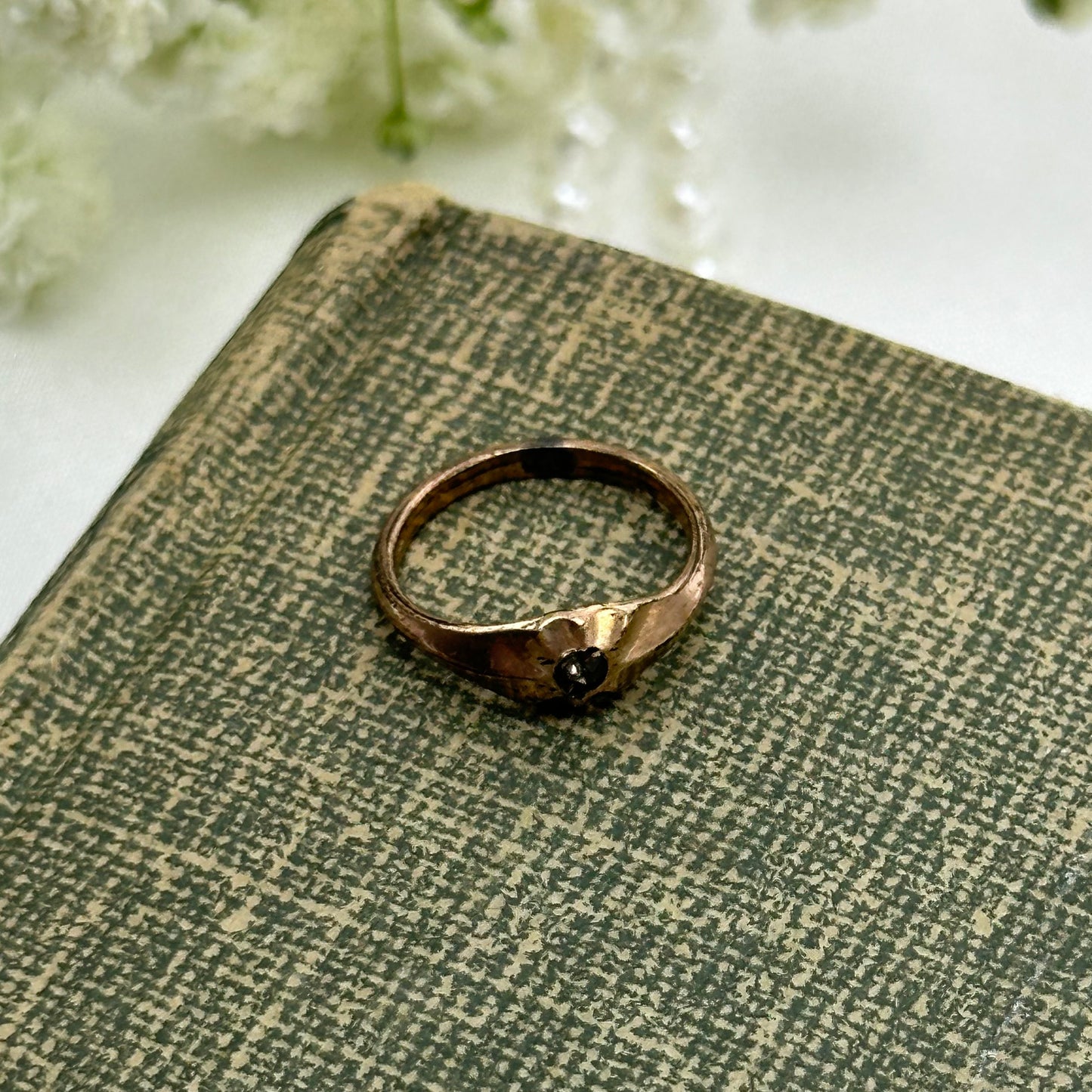 Vintage Baby Ring & Box