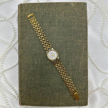 Vintage Gold Round Dial Citizen Watch