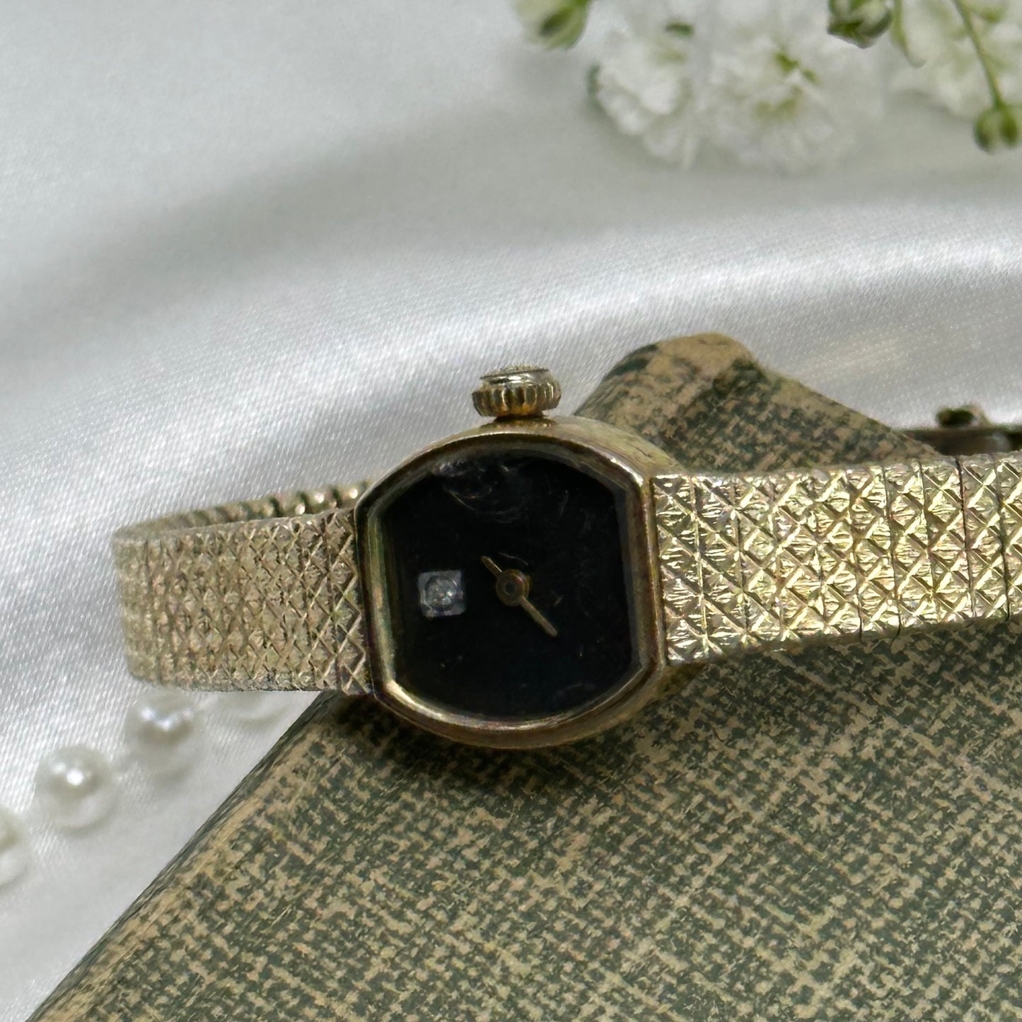 Dainty Black Dial Watch