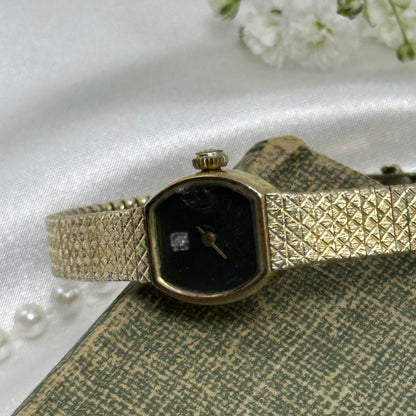 Dainty Black Dial Watch