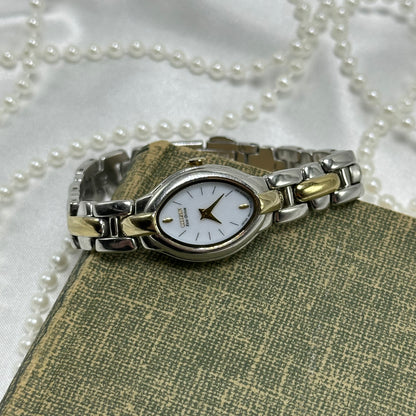 Vintage Two-Tone Citizen Eco Drive Watch
