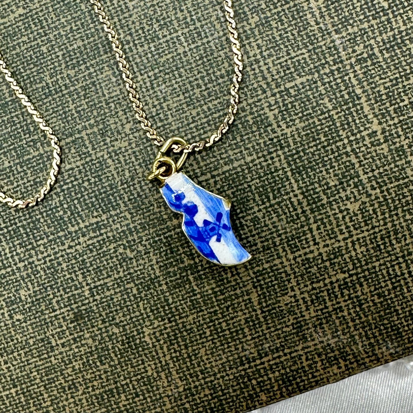 14k GF Dutch Shoe Necklace