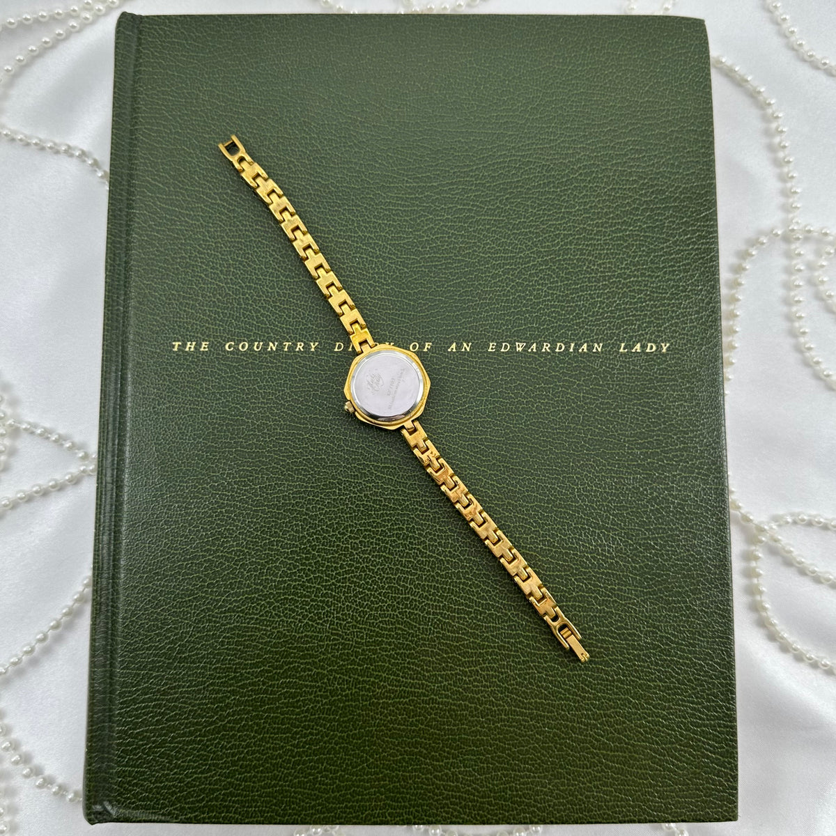 Gold Kirks Folly AB Watch with Octagon Dial