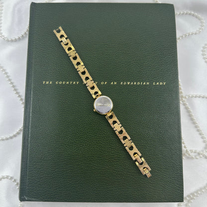 Two-Tone Relic Watch with Mother of Pearl Dial