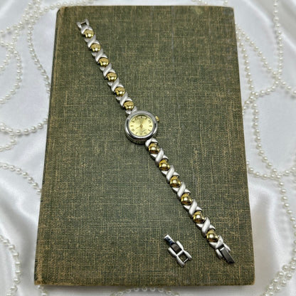 Two-Tone Heart Watch