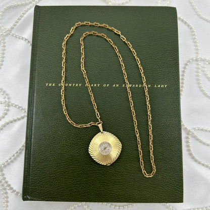 1960's Vintage Gold Westclox Watch Necklace