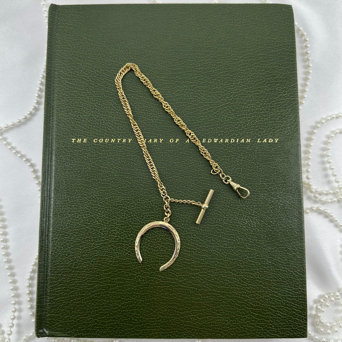 1960's Vintage Gold Twisted Metal Watch Chain with Dog Clip Clasp